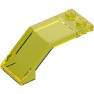 LEGO Amarillo transparente Parabrisas 2 x 5 x 1.3 (6070 / 35271)