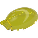 LEGO Transparent Yellow Windscreen 4 x 6 x 2 Bubble Canopy with Handle (35345 / 87752)