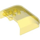 LEGO Transparentes Gelb Windschutzscheibe 6 x 5 x 2 (92580)