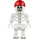 LEGO Treasure Hunt Skeleton with Red Bandana Minifigure