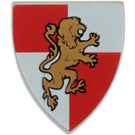 LEGO Triangular Shield (Short) with Lion Knight (3846 / 91054)