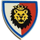 LEGO Triangular Shield (Short) with Royal Knights Lion (3846)