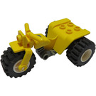 LEGO Tricycle з Dark Сірий шасі і Білий Колеса