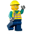 LEGO Truck Chauffør med Sikkerhedsvest Minifigur