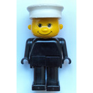 LEGO Truck Driver with White Hat Minifigure