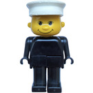 LEGO Truck Driver with White Hat Minifigure
