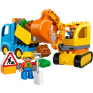 LEGO Truck & Tracked Excavator Set 10812