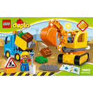 LEGO Truck & Tracked Excavator Set 10812 Instructions