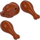 LEGO Turkey with Rounded Neck and Short Drumsticks (33048)