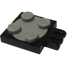 LEGO Turntable 2 x 2 Plate with Hinge with Light Gray Top (73412)