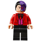 LEGO Two-Gesicht mit Schwarz Shirt, rot Tie und Jacket Minifigur