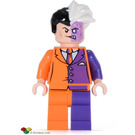 LEGO Two-Face avec Orange et Violet Costume Minifigurine