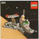 LEGO Two Seater Space Scooter Set 891 Instructions