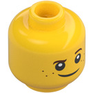 LEGO Ultimate Robin Minifigure Head (Recessed Solid Stud) (3626 / 23817)