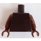 LEGO Undecorated Torso with Reddish Brown Hands and Arms (76382 / 88585)