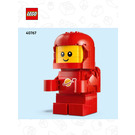 LEGO Up-Scaled Baby Astronaut Set 40767 Instructions