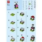 LEGO Valentine Panda Set 40396 Instructions