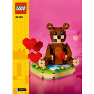 LEGO Valentine's Brown Bear 40462 Instruktioner