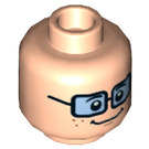 LEGO Velma Minifigure Head (Recessed Solid Stud) (3626 / 23205)