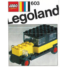 LEGO Veteran Car Set 603-3 Instructions