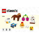 LEGO Vibrant Creative Brick Box Set 11038 Instructions