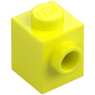 LEGO Vibrant Yellow Brick 1 x 1 with Stud on One Side (87087)