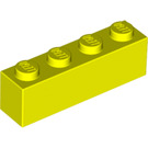 LEGO Leuchtendes Gelb Backstein 1 x 4 (3010 / 6146)