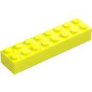 LEGO Giallo vivace Mattoncino 2 x 8 (3007 / 93888)