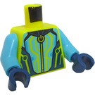 LEGO Jaune vif Cyber Rider Minifig Torse (973 / 76382)