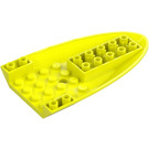 LEGO Levendig geel Vliegtuig Onderkant 6 x 10 x 1 (87611)