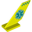 LEGO Jaune vif Navette Queue 2 x 6 x 4 avec EMT Ambulance logo (6239 / 89711)