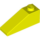LEGO Levendig geel Helling 1 x 3 (25°) (4286)