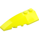 LEGO Leuchtendes Gelb Keil 2 x 6 Doppelt Links (5830 / 41748)