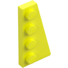 LEGO Vibrant Yellow Wedge Plate 2 x 4 Wing Right (41769)