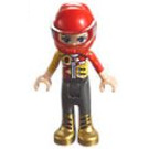 LEGO Vicky with Red Helmet Minifigure