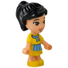 LEGO Victoria med Gul og Blå Kjole Minifigur