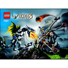 LEGO Viking Double Catapult vs. the Armored Ofnir Dragon 7021 Instrukce