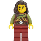 LEGO Viking Female mit Dark rot Beine Minifigur