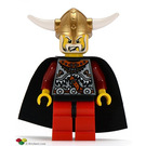 LEGO Viking King med Sort Kap Minifigur