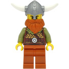 LEGO Viking Male with Dark Orange Beard Minifigure