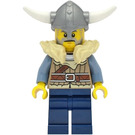 LEGO Viking Male mit Tan Fur Collar Minifigur
