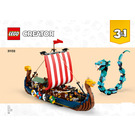 LEGO Viking Ship and the Midgard Serpent 31132 Instructies