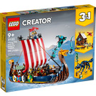 LEGO Viking Ship and the Midgard Serpent Set 31132 Packaging
