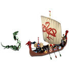 LEGO Viking Ship challenges the Midgard Serpent Set 7018
