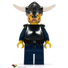 LEGO Viking Warrior met Zwart Pantser Breastplate Minifiguur