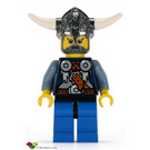 LEGO Viking Warrior with Gray Beard and Gray Hair Minifigure