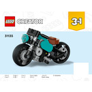 LEGO Vintage Motorcycle Set 31135 Instructions
