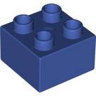 LEGO Violet Duplo Brick 2 x 2 (3437 / 89461)