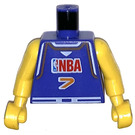LEGO Violett NBA player, Number 7 Torso