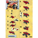 LEGO Volcano Climber Set 8003 Instructions